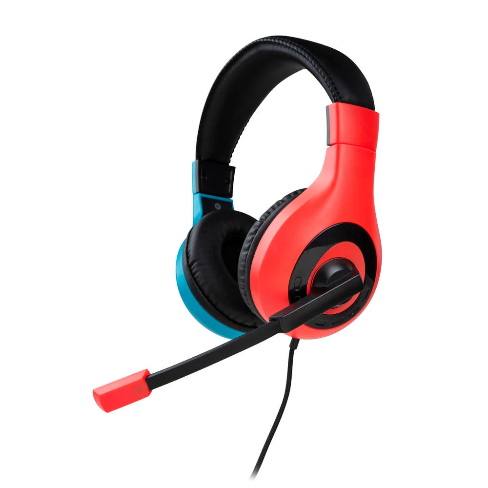 Bigben Nintendo Switch Gaming Headset - Rood/blauw 3 Bigben Nintendo Switch Gaming Headset - Rood/blauw