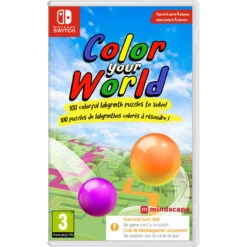 No Brand Nintendo Switch Color Your World - Code In A Box
