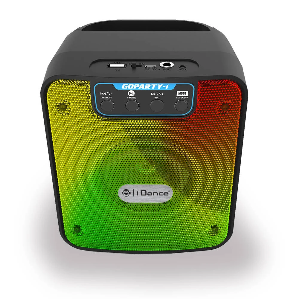 No Brand IDance GoParty-1 Bluetooth Draadloze Speaker Met Discolamp 4 No Brand IDance GoParty-1 Bluetooth Draadloze Speaker Met Discolamp - Afbeelding 2