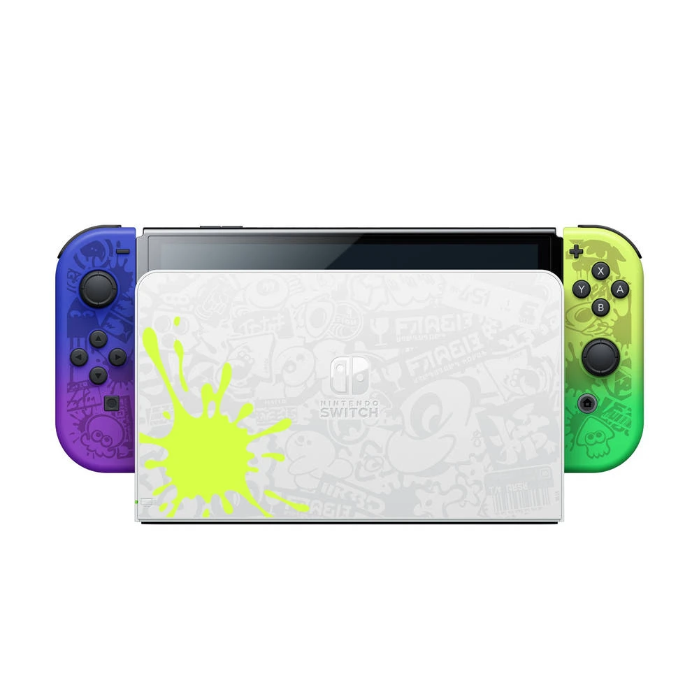 Nintendo Switch OLED Splatoon 3 Edition 5 Nintendo Switch OLED Splatoon 3 Edition - Afbeelding 3