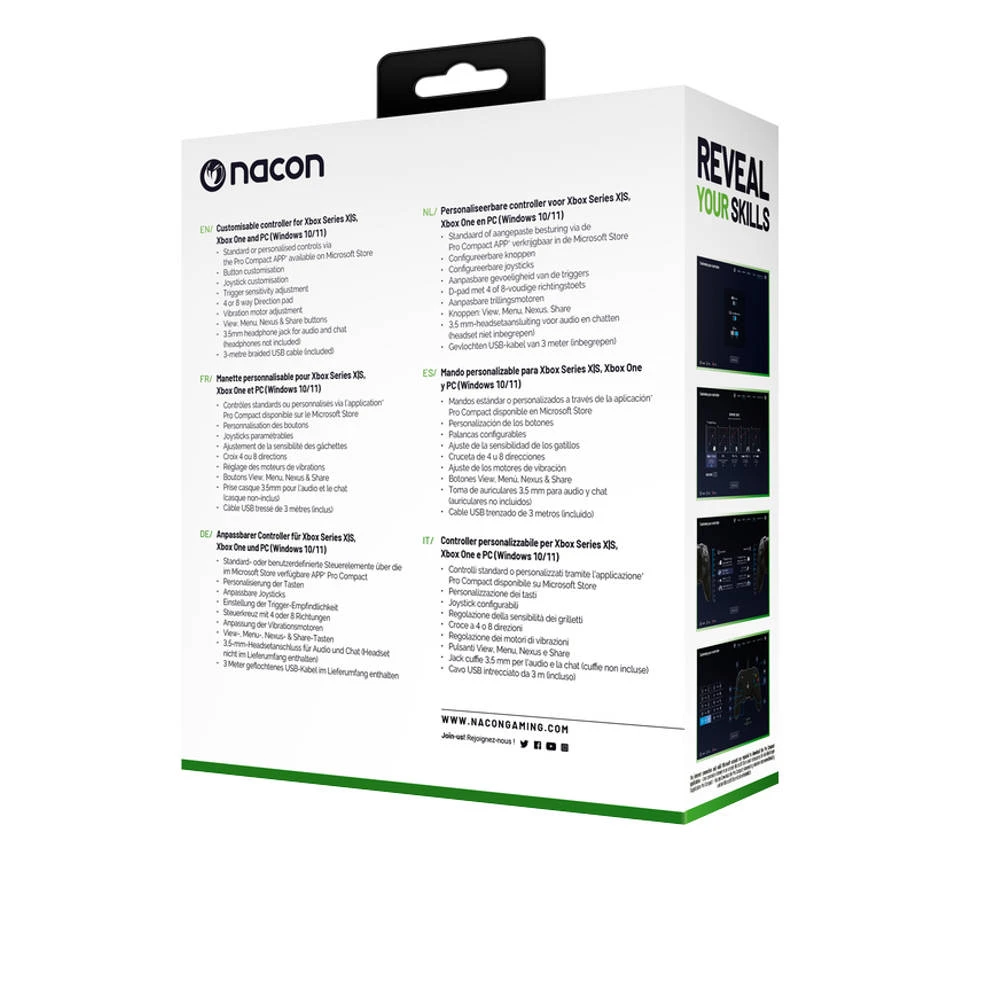 No Brand Nacon Compact Pro Xbox Bedrade Controller - Blauw 5 No Brand Nacon Compact Pro Xbox Bedrade Controller - Blauw - Afbeelding 3