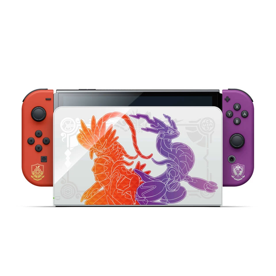 Nintendo Switch OLED Pokémon Scarlet & Violet Edition 5 Nintendo Switch OLED Pokémon Scarlet & Violet Edition - Afbeelding 3