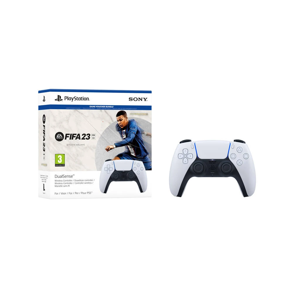 Sony PS5 DualSense Draadloze Controller + FIFA 23 2 Sony PS5 DualSense Draadloze Controller + FIFA 23